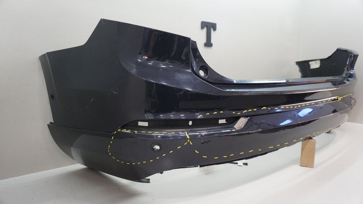 2016-2018 VOLVO XC90 REAR BUMPER COVER W/ PARK SENSORS & VALANCE OEM 31353390