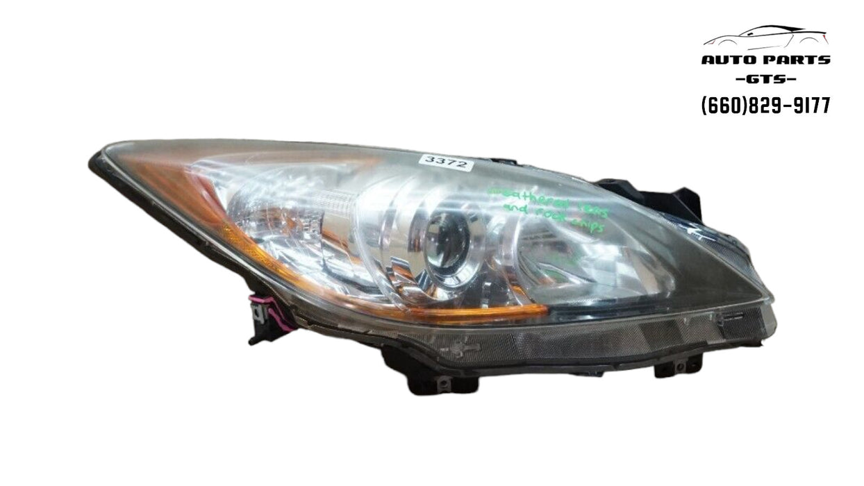 2010-2013 MAZDA 3 RH RIGHT PASSENGER SIDE HALOGEN HEADLIGHT OEM