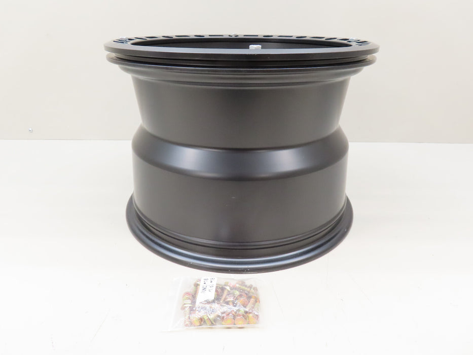 SYSTEM3 OFF ROAD 15X10 4/137 5+5(-5MM) SR5 MATTE BLACK 15S3-55371 RIM (P)