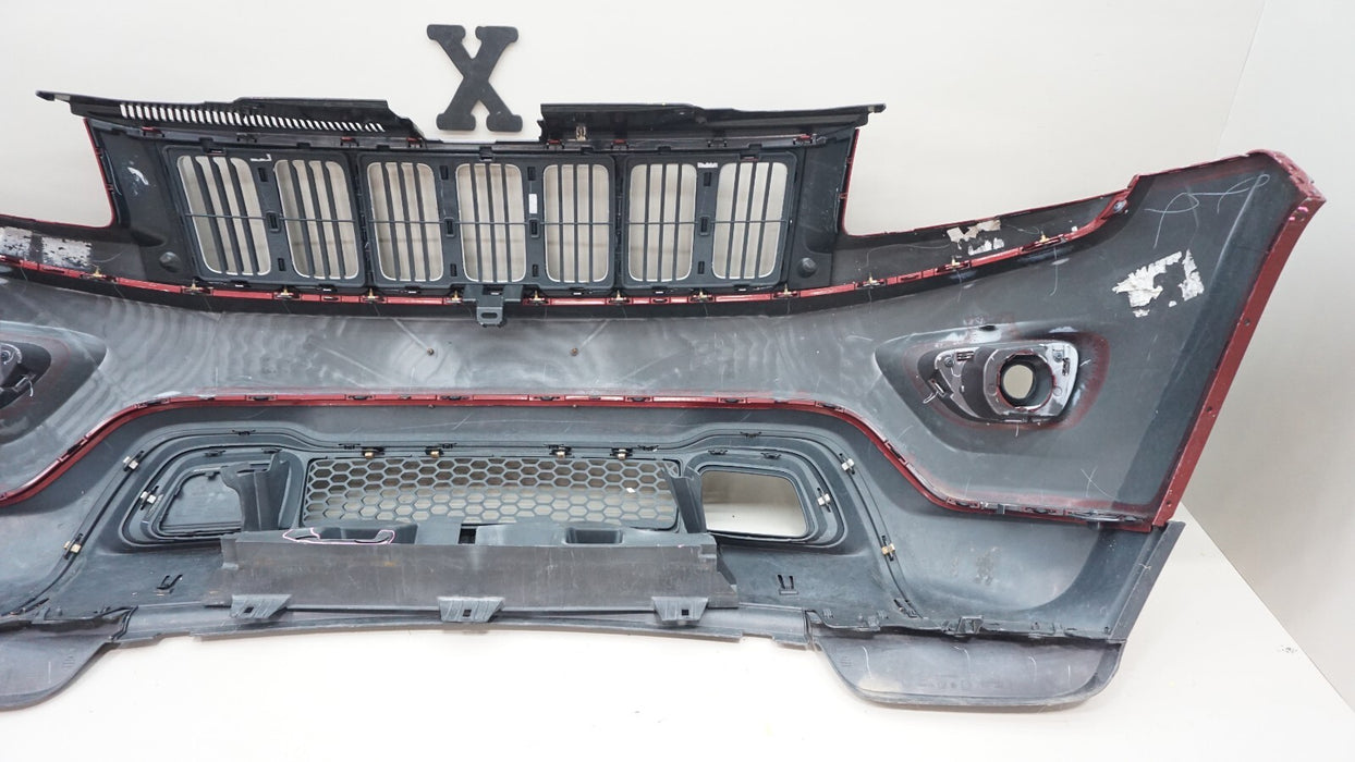 2014-2016 JEEP GRAND CHEROKEE FRONT COMPLETE BUMPER COVER 1WL27TRMAC OEM