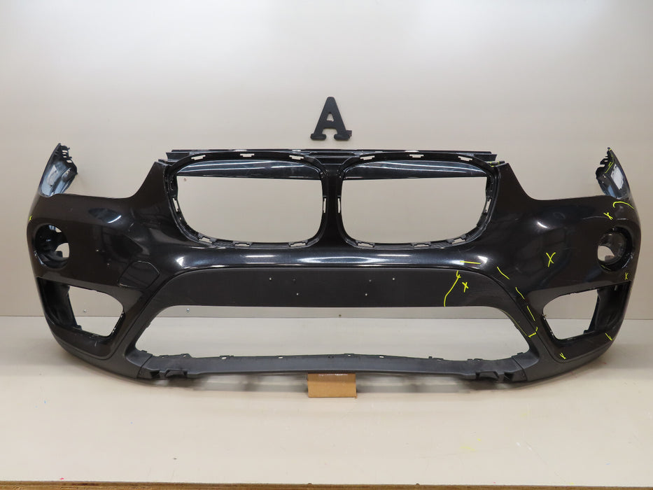 2016-2019 BMW X1 FRONT BUMPER COVER W/VALANCE W/ FOG LIGHT LEFT SIDE OEM