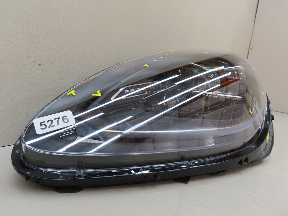 2019-2022 PORSCHE MACAN FRONT LEFT DRIVER SIDE BLACK FULL LED HEADLIGHT OEM