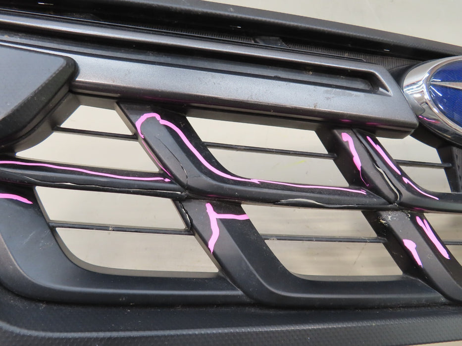 2021-2023 SUBARU CROSSTREK FRONT UPPER GRILLE GRILL W/ EMBLEM OEM 91122FL240