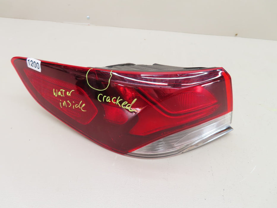 2018-2019 HYUNDAI SONATA REAR LEFT DRIVER SIDE TAILLIGHT TAILLAMP ASSEMBLY OEM