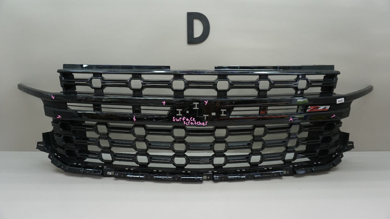 2021-2022 CHEVROLET TAHOE SUBURBAN Z71 FRONT BUMPER RADIATOR GRILLE GRILL OEM
