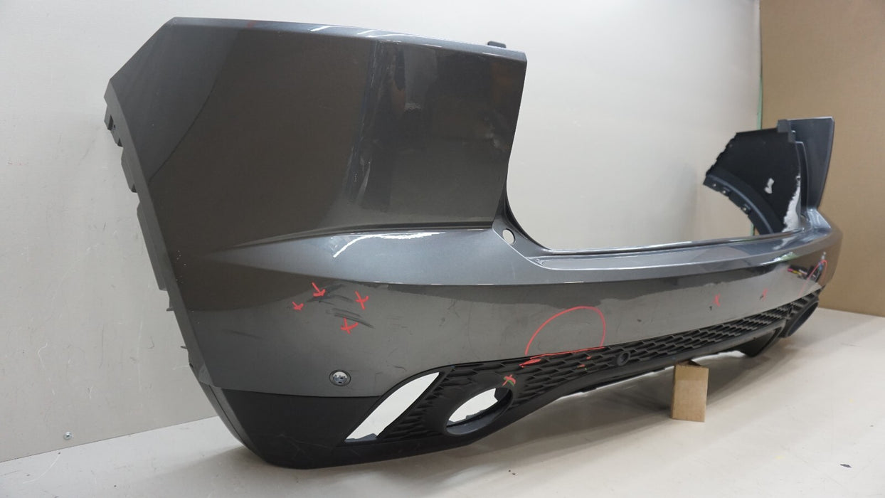 2018-2020 JAGUAR E-PACE REAR BUMPER COVER PANEL W/ SENSOR HOLE OEM J9C3-17A958-A