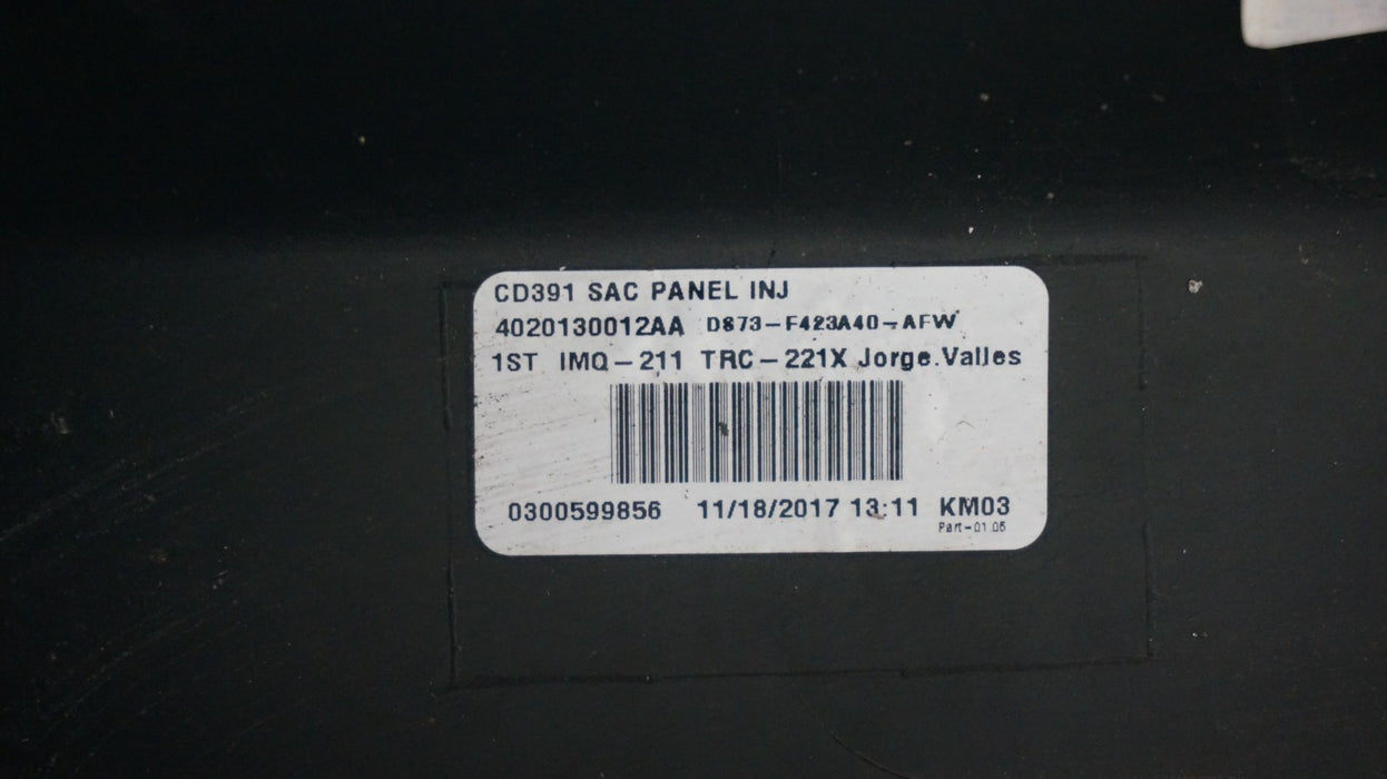 2013-2016 FORD FUSION TRUNK LID MOLDING PANEL HS73-F423A40 OEM