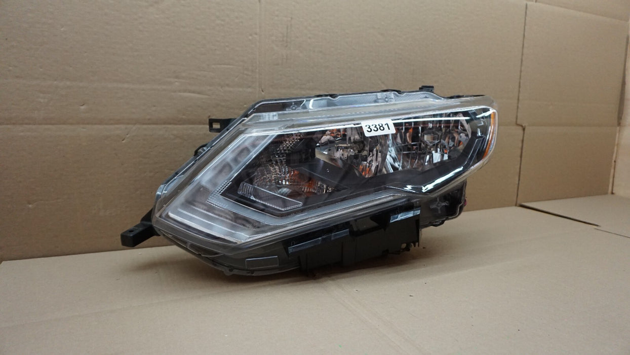 2017-2020 NISSAN ROGUE LH LEFT DRIVER SIDE HEDLIGHT HALOGEN OEM 17 18 19 20