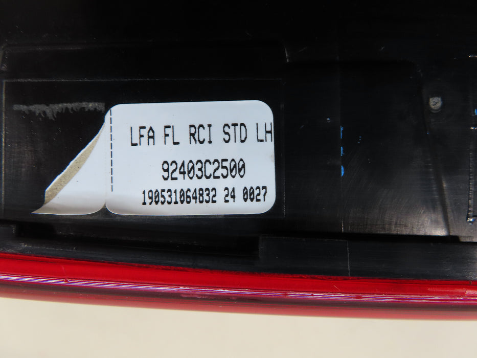 2018 2019 HYUNDAI SONATA REAR RIGHT PASSENGER INNER TAIL LIGHT OEM