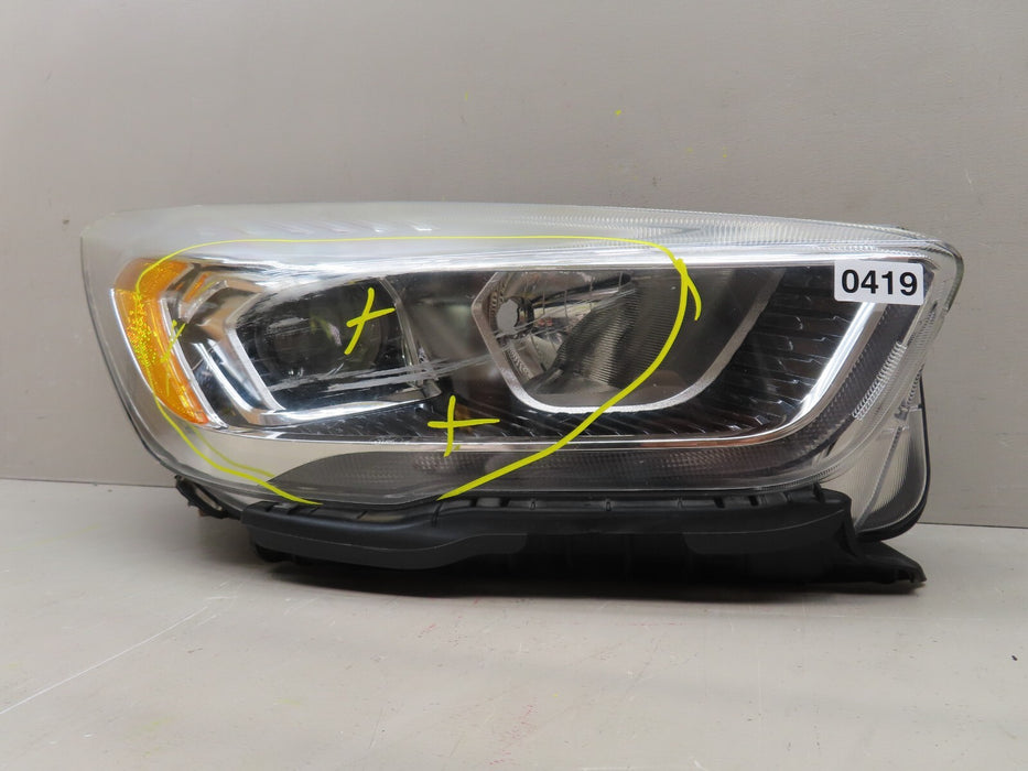 2017-2019 FORD ESCAPE RIGHT PASSENGER HEADLIGHT LAMP HALOGEN OEM GJ54-13W029-BF