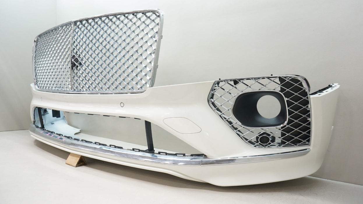 2021-2023 BENTLEY BENTAYGA FRONT BUMPER COVER WITH GRILLES, SENSORS, CAMERA OEM