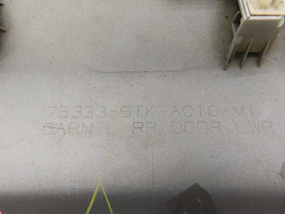 2007-2012 ACURA RDX FRONT LEFT DRIVER SIDE LOWER DOOR MOLDING OEM