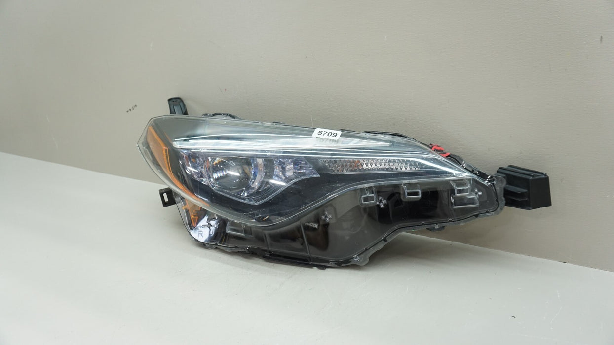 2017-2019 TOYOTA COROLLA FRONT RIGHT PASSENGER SIDE HEADLIGHT LED OEM 17 18 19