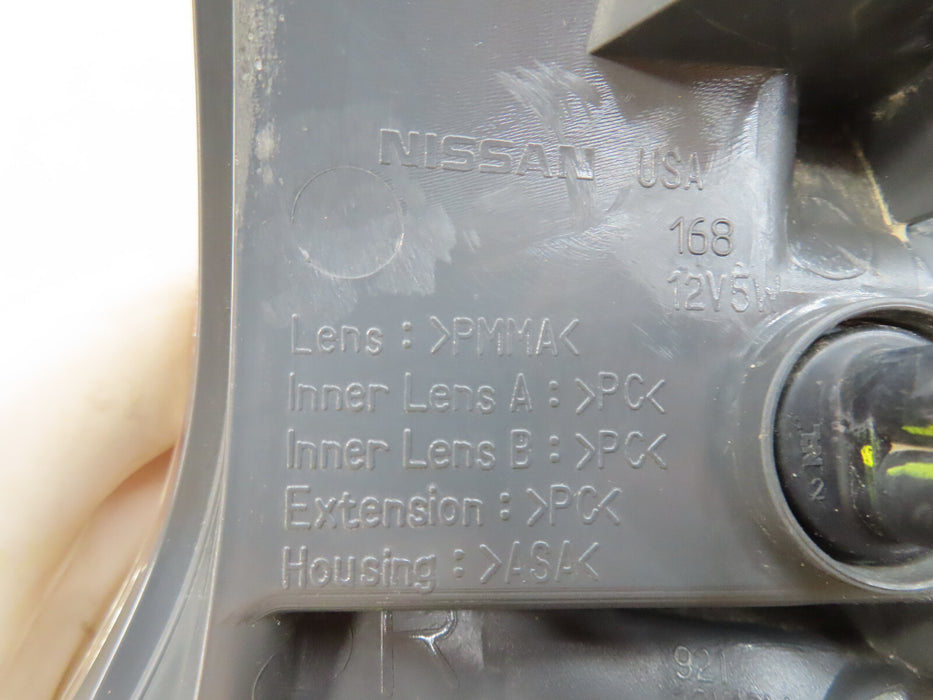 2014 2015 2016 NISSAN ROGUE REAR RIGHT PASSENGER INNER TAIL LIGHT OEM