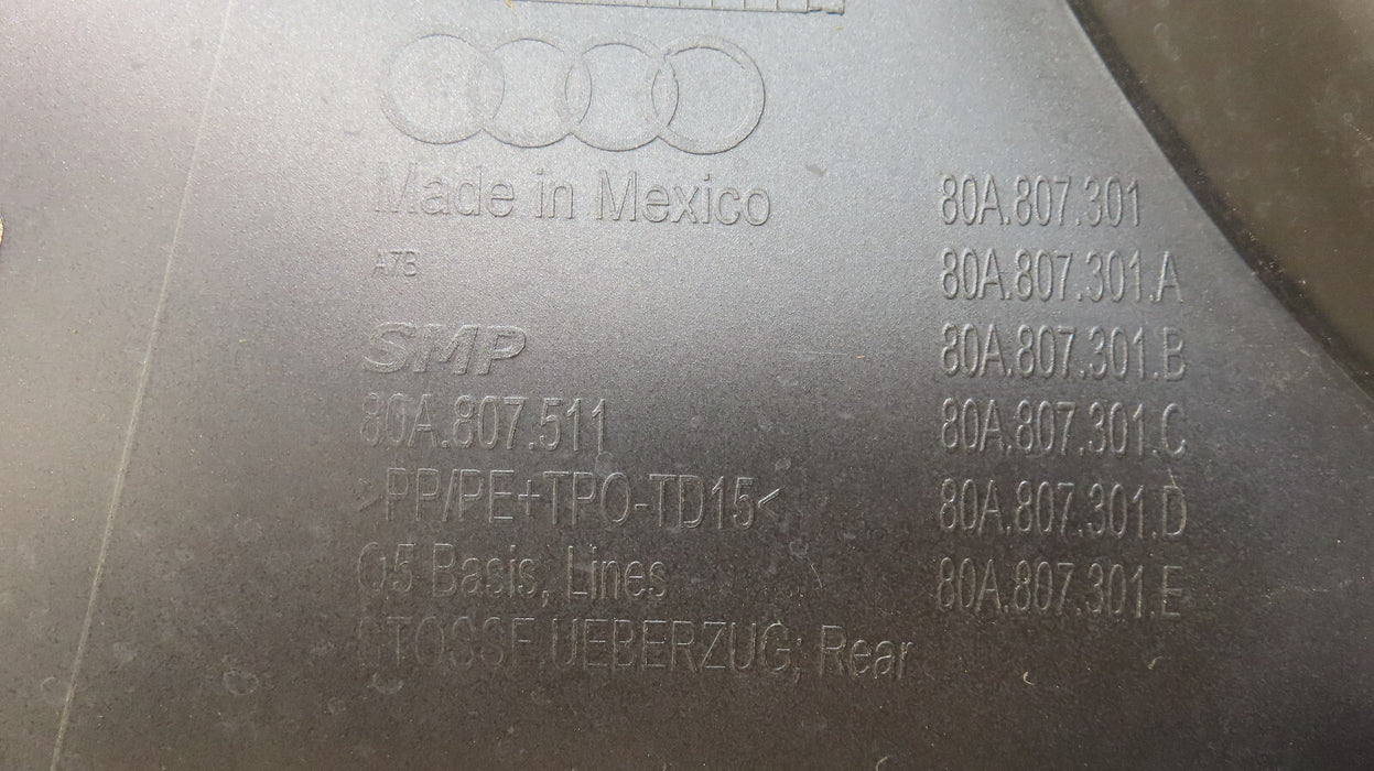 2018 2019 2020 AUDI Q5 SQ5 REAR UPPER BUMPER COVER OEM