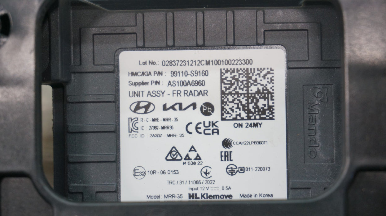 2024-2025 KIA TELLURIDE FRONT ADAPTIVE CRUISE DISTANCE RADAR SENSOR MODULE OEM