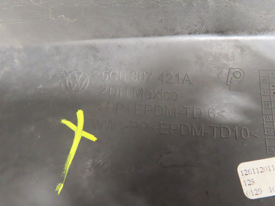 2011 2012 2013 2014 VOLKSWAGEN JETTA REAR BUMPER COVER OEM 5C6 807 421A