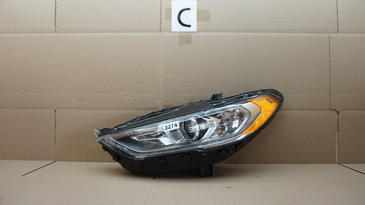 2017-2018 FORD FUSION LEFT DRIVER SIDE HEADLIGHT HEADLAMP LED  W/ BALLAST OEM