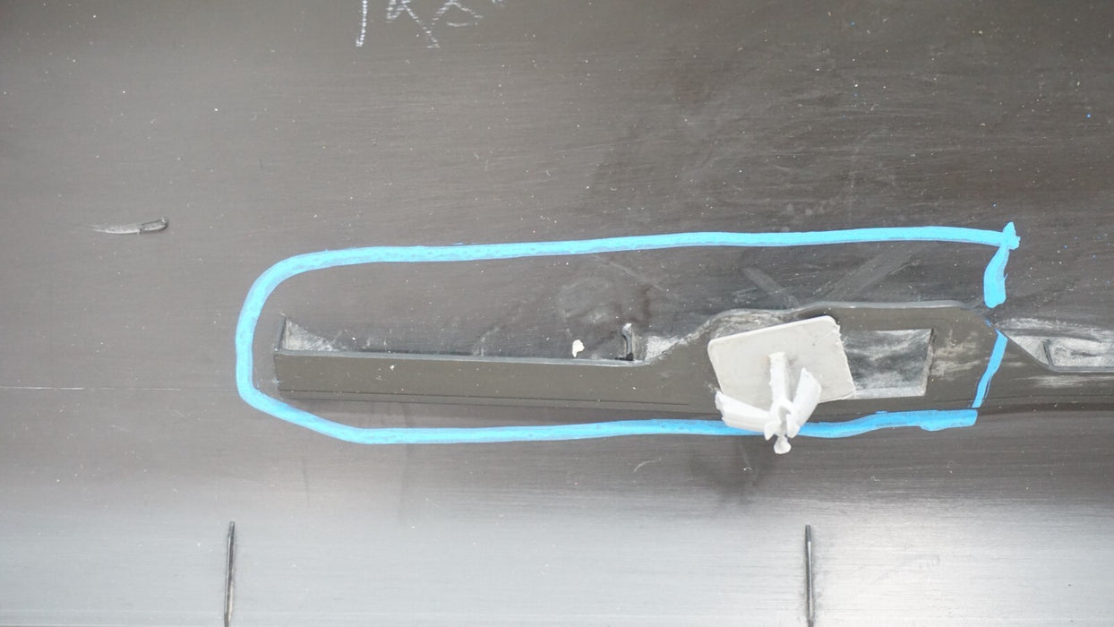 2016-2019 FORD EXPLORER REAR LEFT SIDE DOOR MOLDING TRIM OEM FB53-78254A77