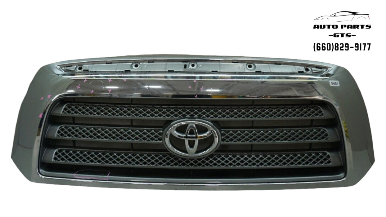 2007-2009 TOYOTA TUNDRA FRONT BUMPER GRILLE GRILL W/ EMBLEM OEM 53100-0C150