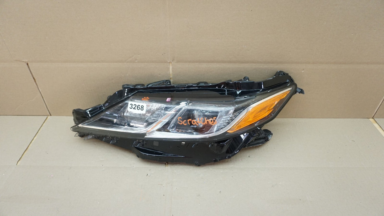 2018-2020 TOYOTA CAMRY FRONT LEFT DRIVERS LH LED HEADLIGHT OEM 18 19 20