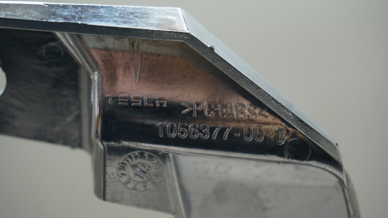 2016-2020 TESLA MODEL S FRONT BUMPER CHROME TRIM MOLDING 2056377-00-E OEM