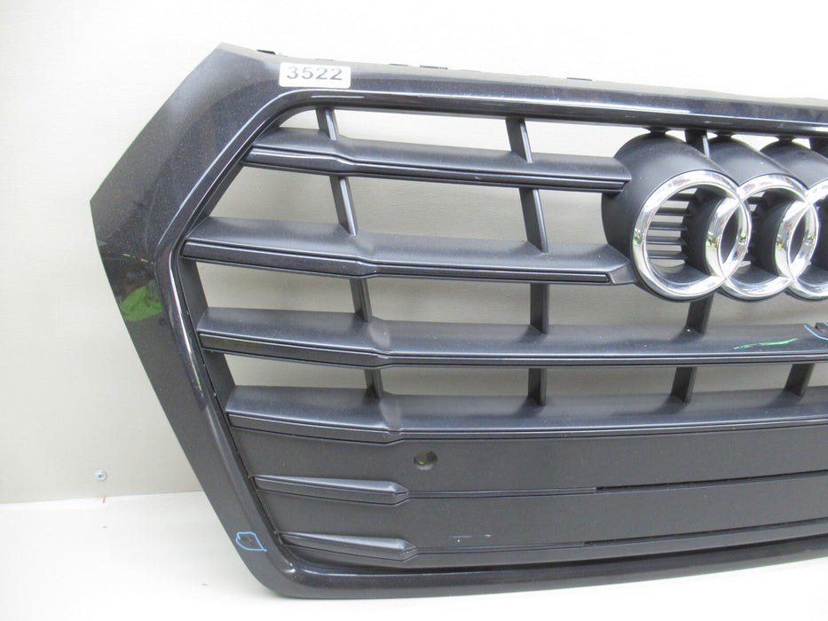 2018-2020 AUDI Q5 S-LINE FRONT RADIATOR GRILL GRILLE BLACK 80A853651C OEM