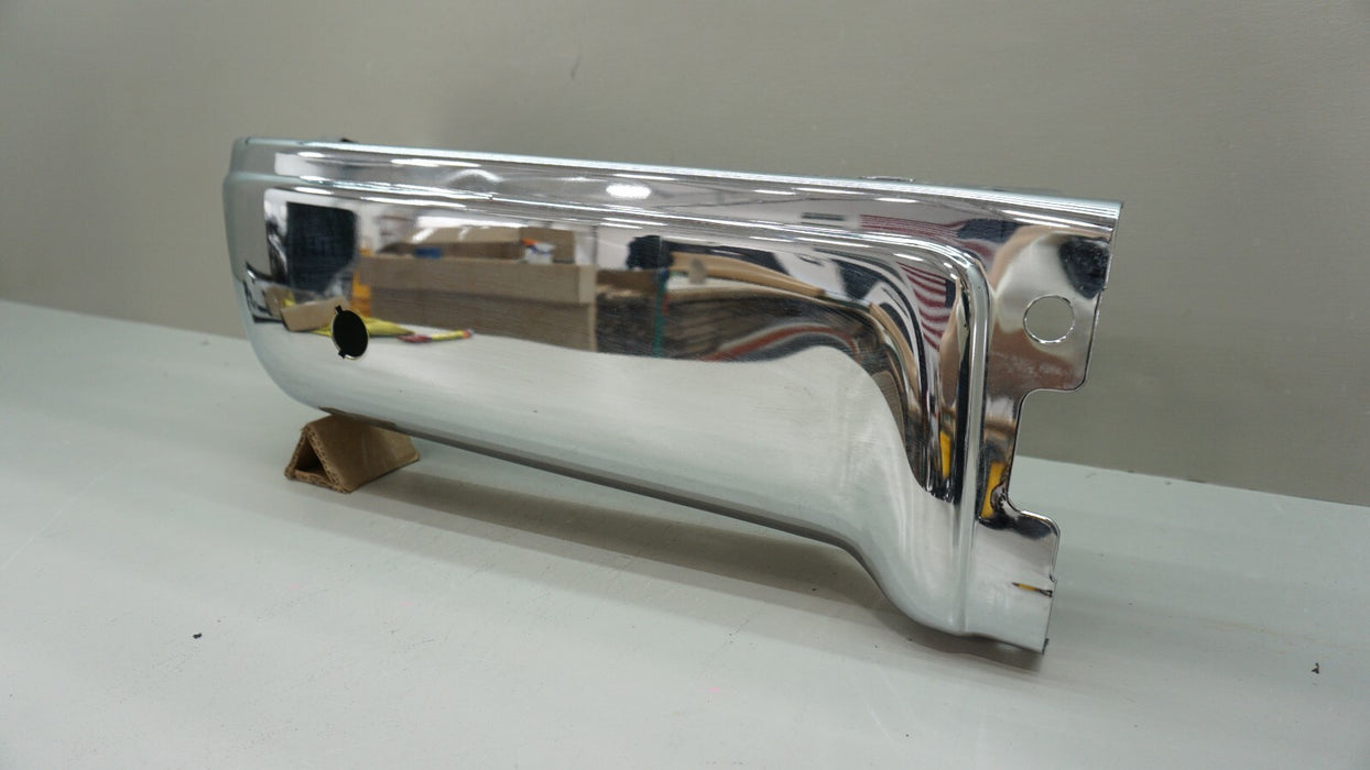 NEW!! 2009-2014 FORD F150 REAR LEFT DRIVER SIDE METAL CHROME BUMPER CAP OEM