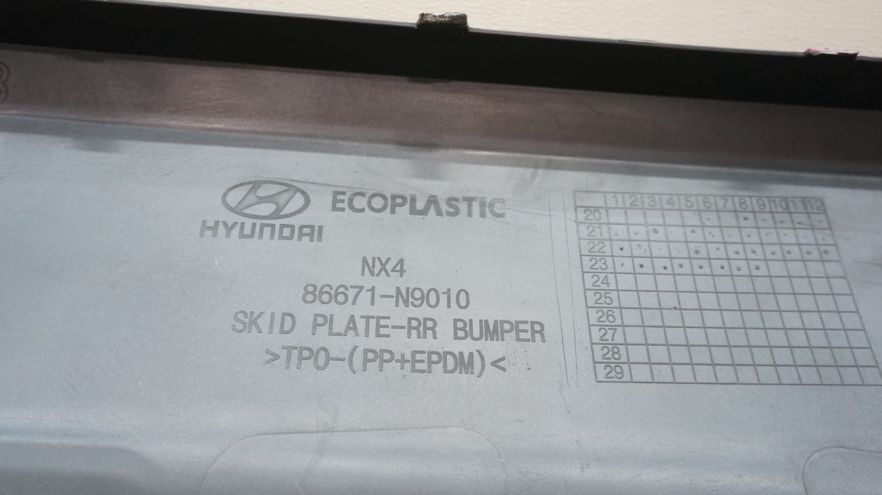 2022-2024 HYUNDAI TUCSON REAR LOWER BUMPER VALANCE PANEL OEM 86671-N9010