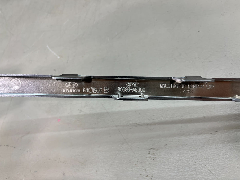 2021-2023 HYUNDAI ELANTRA REAR LOWER BUMPER CHROME TRIM CENTER 86699-AB000 OEM