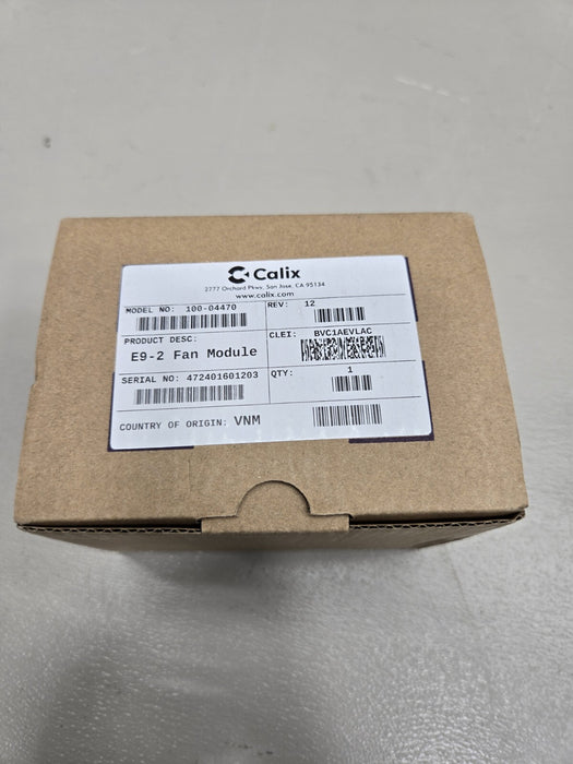 Calix  100-04470 E9-2 Fan Module REV 12