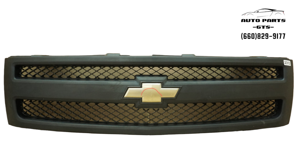 2007-2013 CHEVROLET CHEVY SILVERADO 1500 FRONT BUMPER GRILLE GRILL OEM 25810706