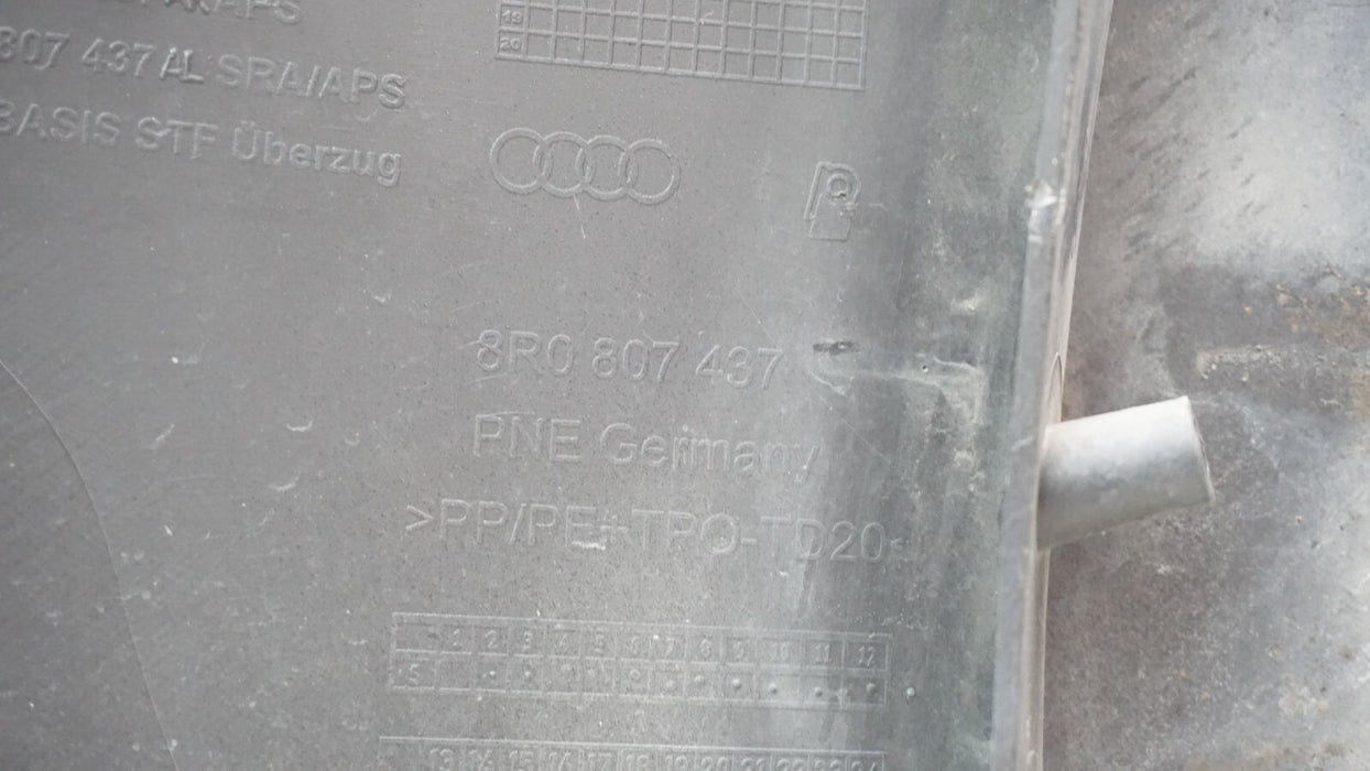 2013-2016 AUDI Q5 FRONT BUMPER COVER PANEL OEM 8R0807437