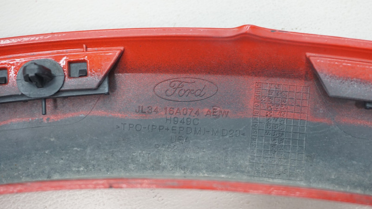 2018-2020 FORD F150 FRONT RIGHT PASSENGER FENDER FLARE MOLDING JL3416A074AEW OEM