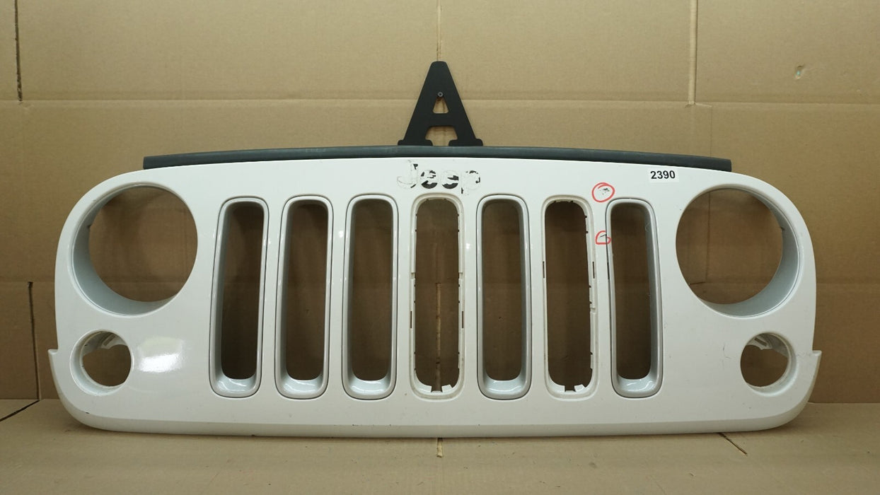 2007-2018 JEEP WRANGLER JK DRAGON FRONT BUMPER GRILL GRILLE W/ JEEP LOGO OEM