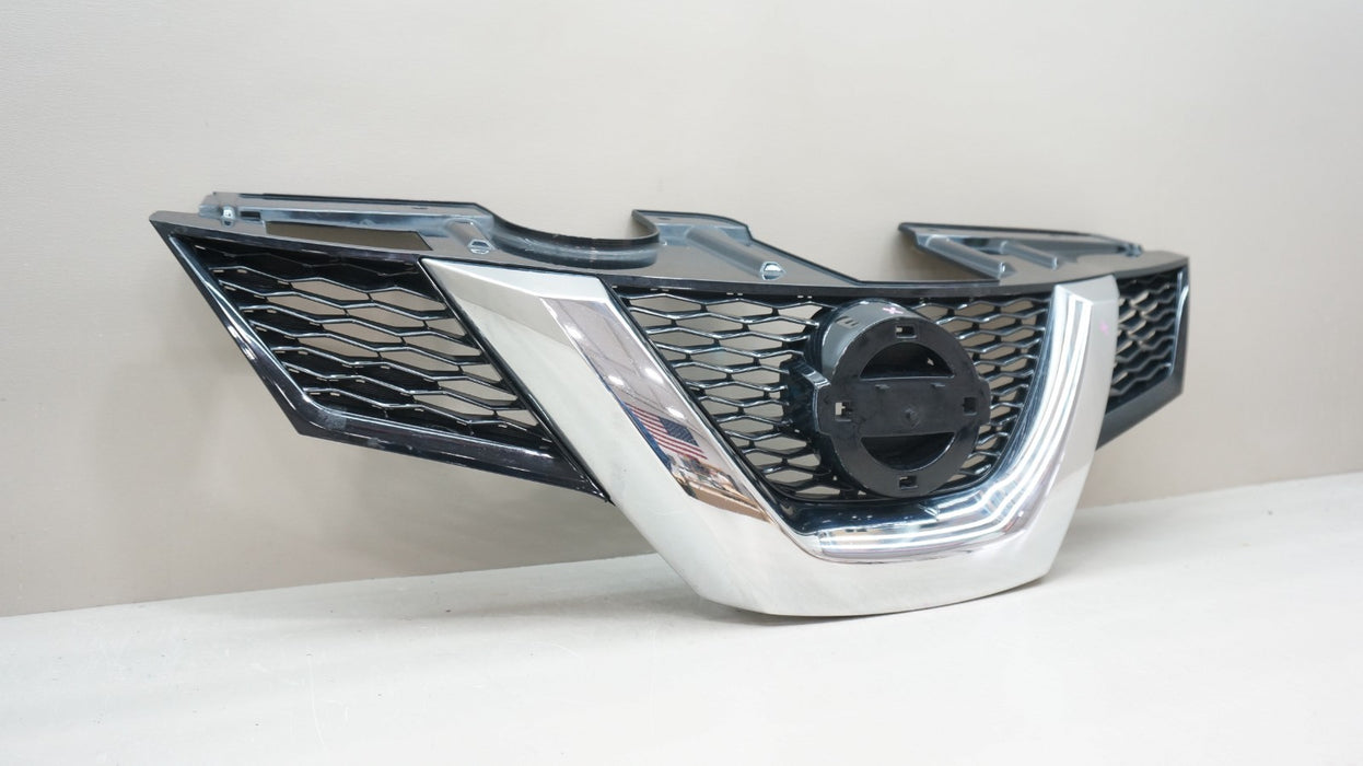 2015-2017 NISSAN ROGUE FRONT UPPER BUMPER RADIATOR GRILLE OEM 62310 9TA0A