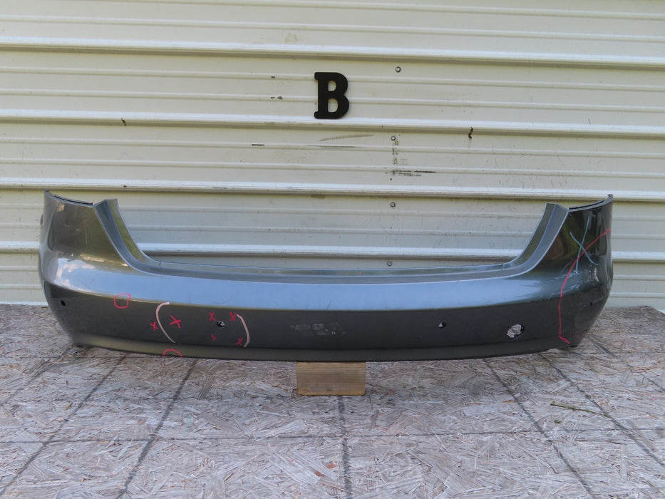 2013-2016 AUDI A4 SEDAN REAR BUMPER COVER PANEL W/ SENSOR HOLE OEM 8K5807511G