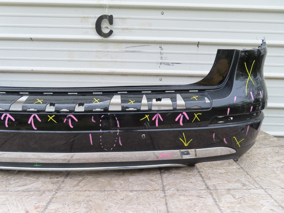 2013-2016 MERCEDES GL450 X166 REAR BUMPER COVER W/ LOWER VALANCE OEM A1668855600