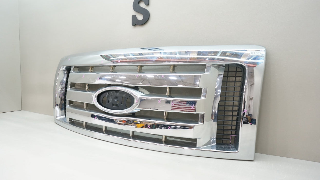 2009-2014 FORD F-150 FRONT BUMPER RADIATOR GRILLE OEM 9L348200