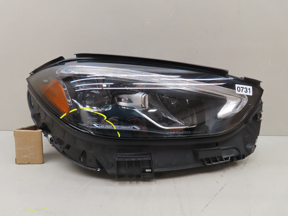2022 2023 MERCEDES-BENZ C-CLASS C300 FRONT RIGHT PASSENGER HEADLIGHT LED OEM