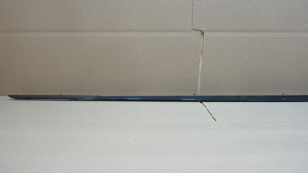 MERCEDES-BENZ W213 E63 AMG (S) CARBON FIBER SIDE SKIRT INSERTS OEM