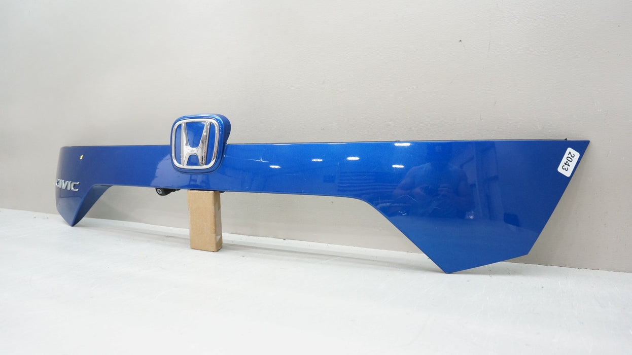 2016-2021 HONDA CIVIC REAR TRUNK LID MOLDING TRIM WITH CAMERA OEM 74890-TBAA-A1