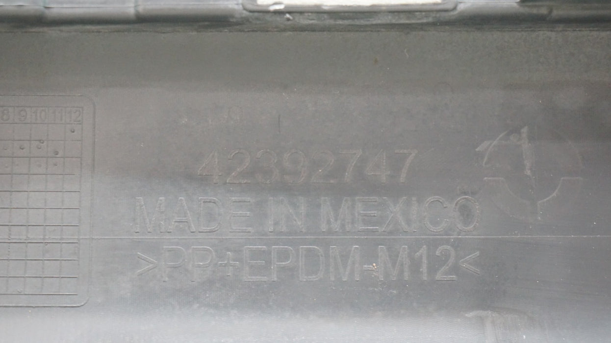 2017-2021 CHEVROLET TRAX REAR LOWER BUMPER VALANCE COVER OEM 42392747