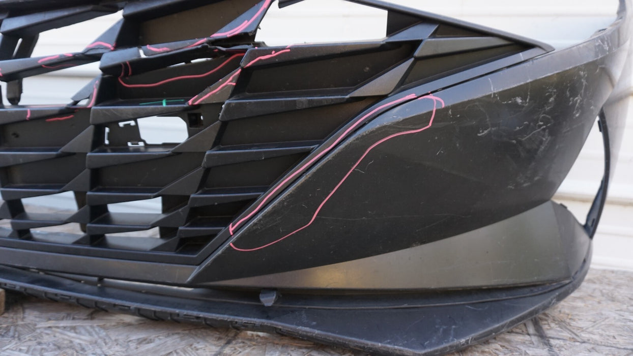 2021-2022 HYUNDAI ELANTRA FRONT BUMPER COVER OEM 21 22