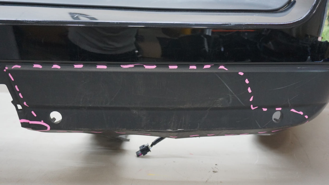 2014-2018 RANGE ROVER HSE L405 REAR BUMPER COVER W/ WIRE HARNESS OEM JK52-17D781