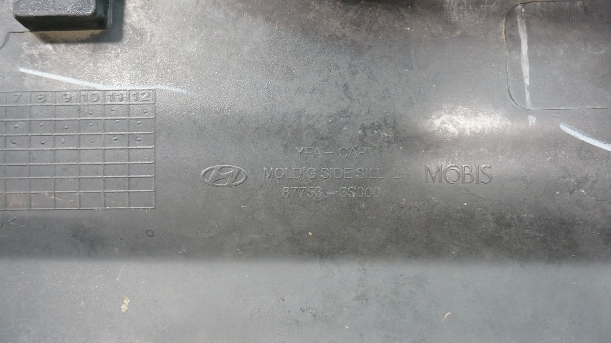 2011-2014 HYUNDAI SONATA LEFT DRIVER SIDE SIDE SKIRT ROCKER PANEL OEM 87753-3S00