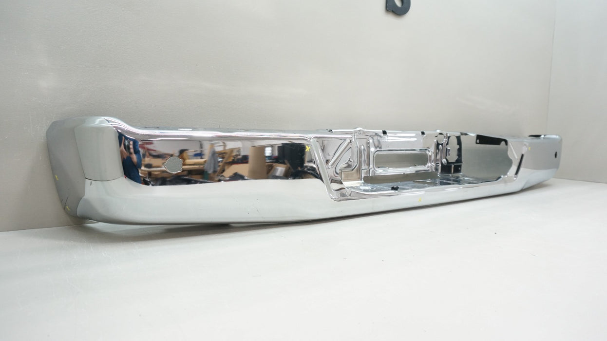 2024-2025 FORD F-150 REAR CHROME METAL BUMPER COVER PANEL OEM RL3417A984
