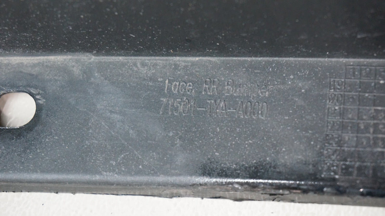 2021-2022 ACURA MDX REAR BUMPER COVER PANEL OEM 71501-TYA-A000