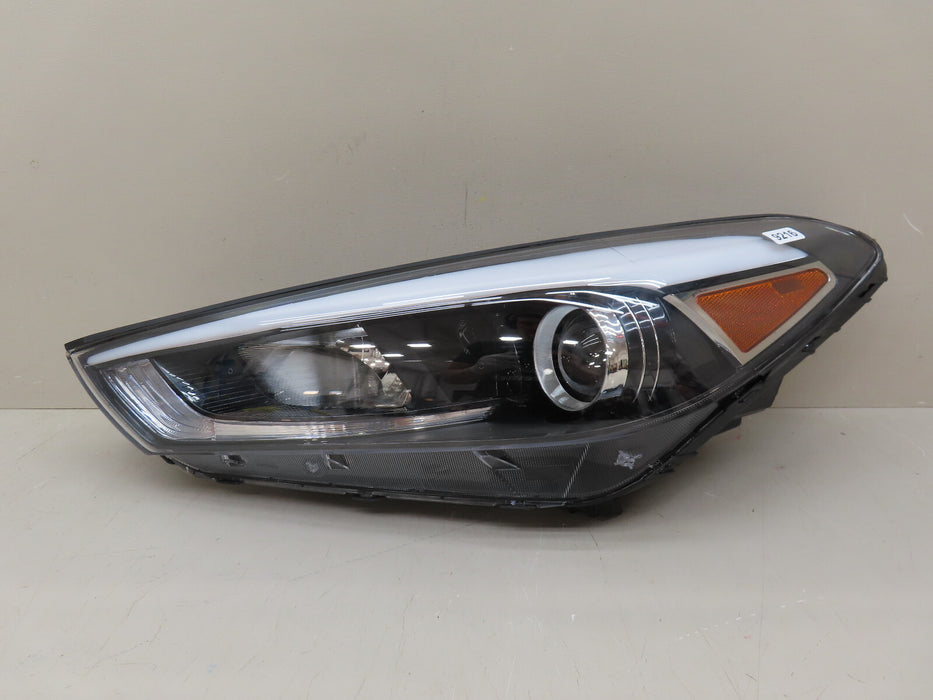 2016-2018 HYUNDAI TUCSON FRONT LEFT DRIVER SIDE HEADLIGHT HALOGEN AFTERMARKET