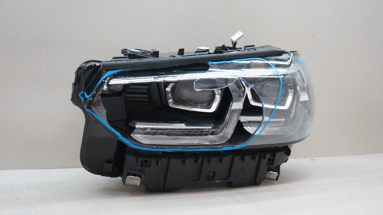 *FOR PARTS*2022-2024 BMW X3 X4 G01 G02 FRONT LEFT DRIVERS SIDE HEADLIGHT LED OEM